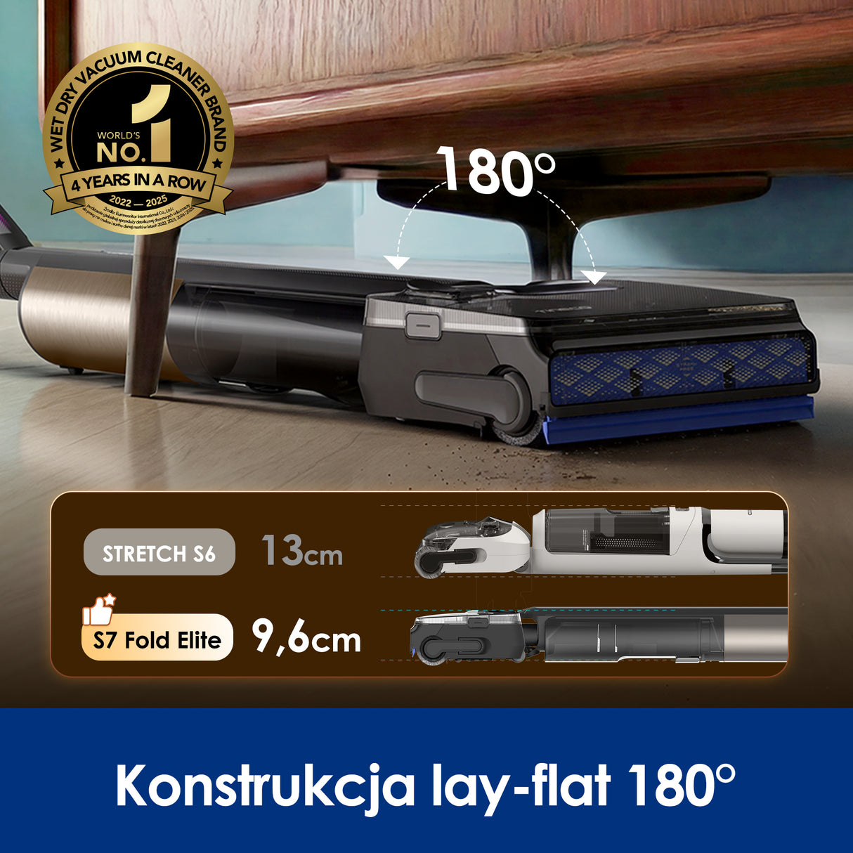 Tineco Floor ONE S7 Fold Elite Odkurzacze Myjące Wet&Dry