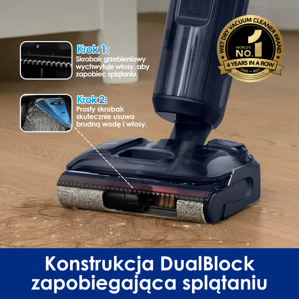 Tineco FLOOR ONE S7 Stretch Odkurzacze Myjące Wet&Dry