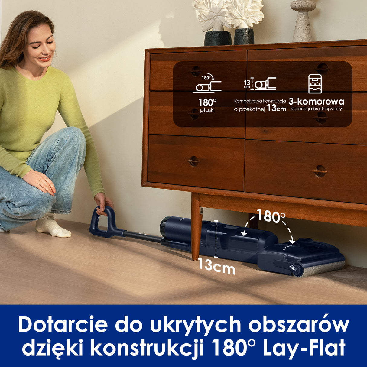 Tineco FLOOR ONE S7 Stretch Odkurzacze Myjące Wet&Dry