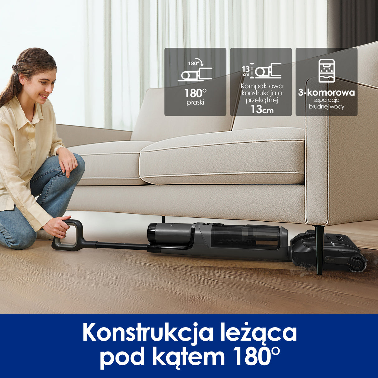 Tineco FLOOR ONE i6 Stretch Plus Odkurzacze Myjące Wet&Dry