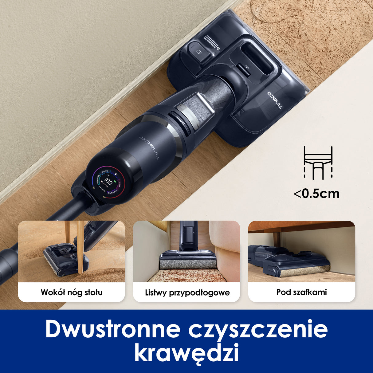 Tineco FLOOR ONE S7 Stretch Odkurzacze Myjące Wet&Dry