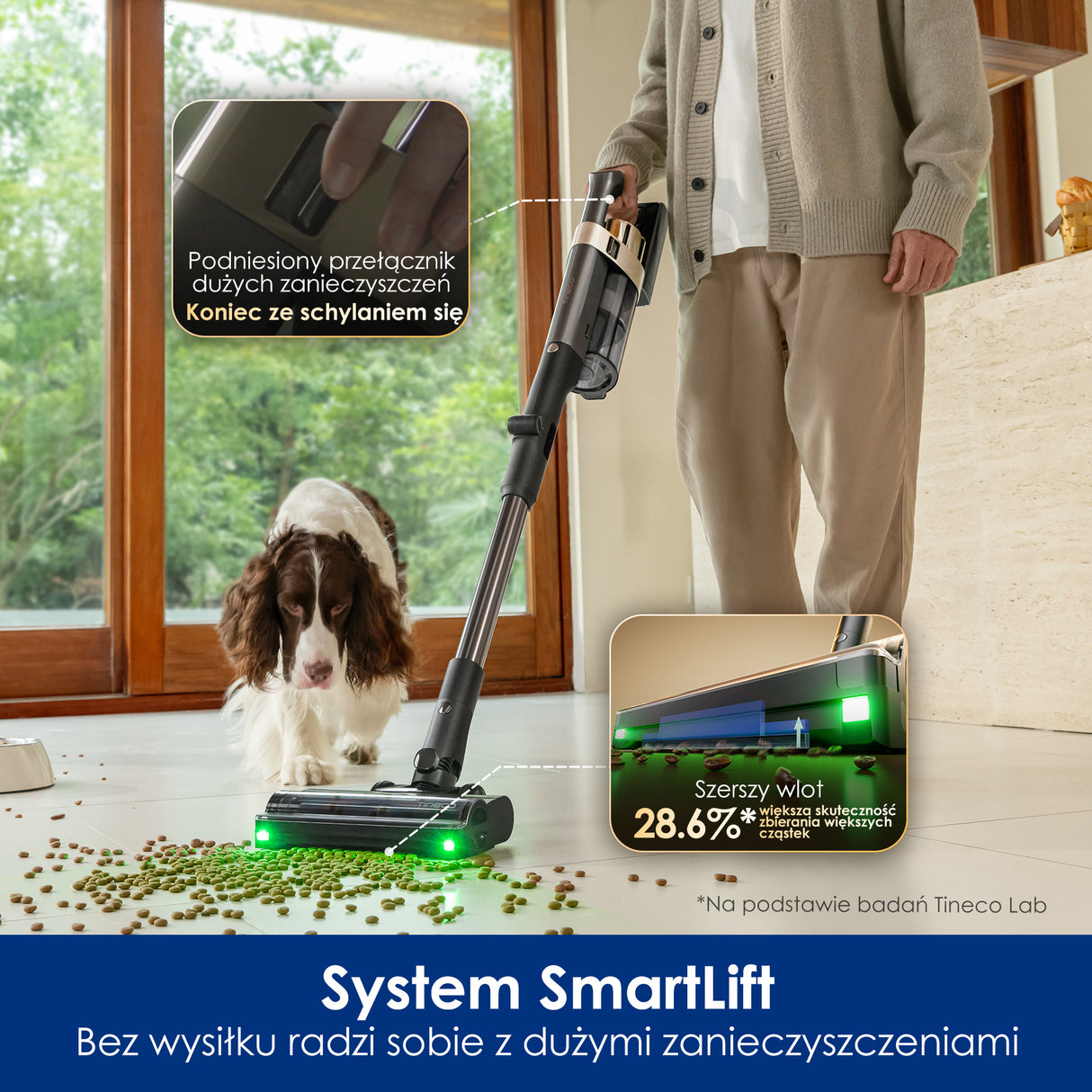 Tineco PURE ONE A90S Odkurzacze Bezprzewodowe Sztyftowy