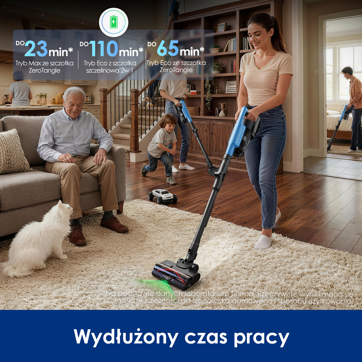 Tineco PURE ONE A70S Pet Odkurzacze Bezprzewodowe Sztyftowy