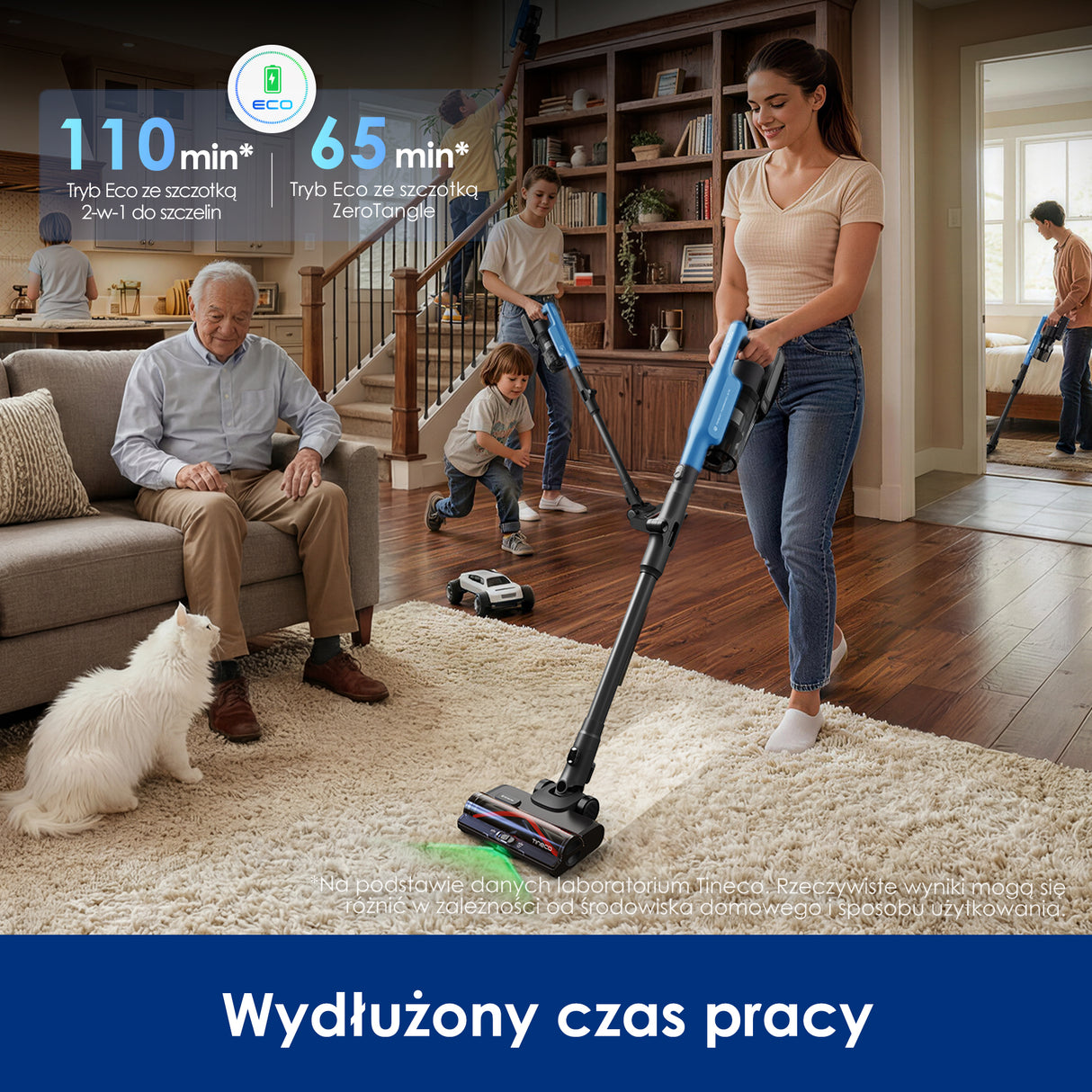 Tineco PURE ONE A70S Pet Odkurzacze Bezprzewodowe Sztyftowy