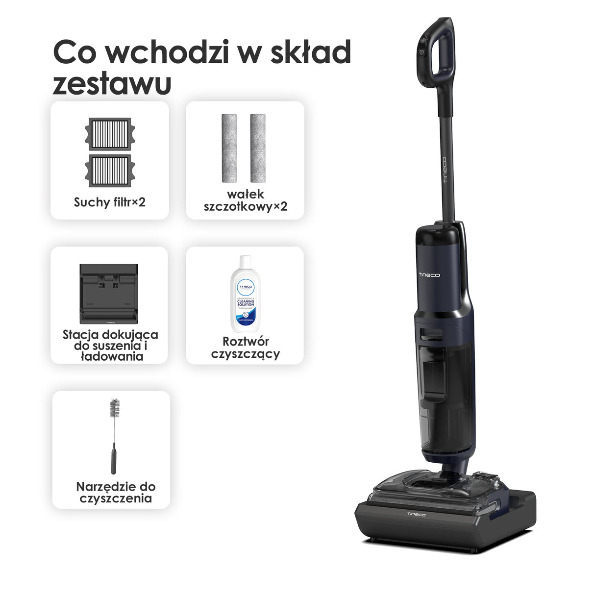 Tineco FLOOR ONE S7 Stretch Odkurzacze Myjące Wet&Dry