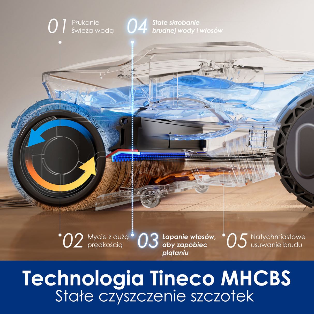 Tineco FLOOR ONE S9 Artist Premium Odkurzacze Myjące Wet&Dry