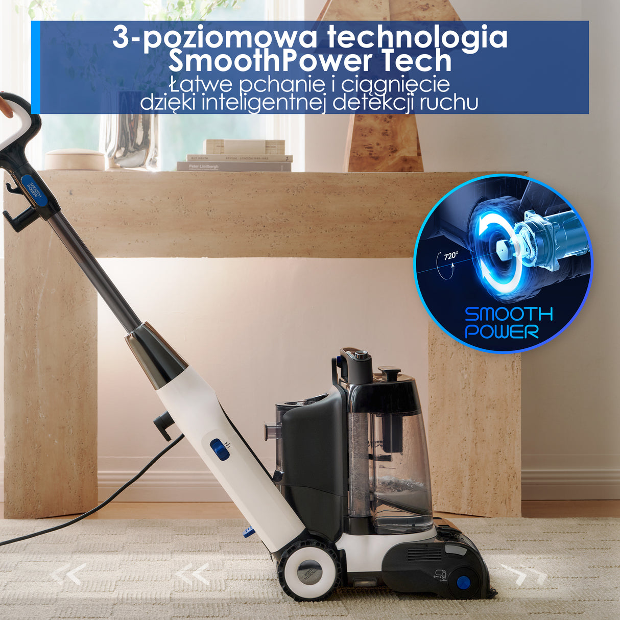 Tineco Carpet One Cruiser Inteligentny Odkurzacze do dywanów i tapicerki