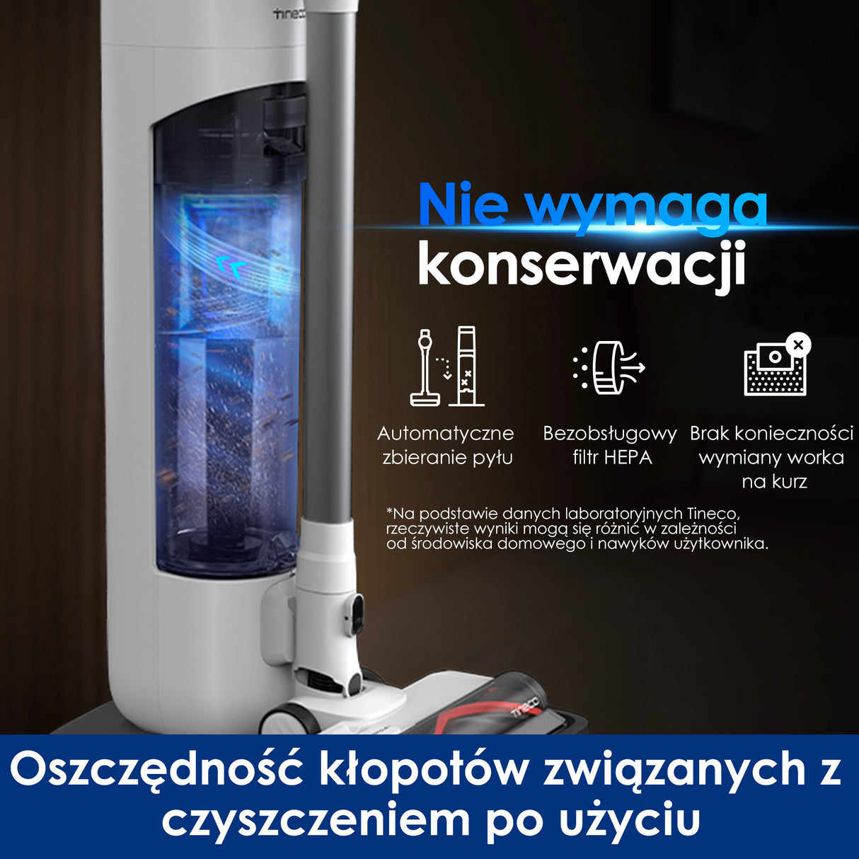 Tineco PURE ONE Station 5 Plus Bezprzewodowy Odkurzacze Pionowe