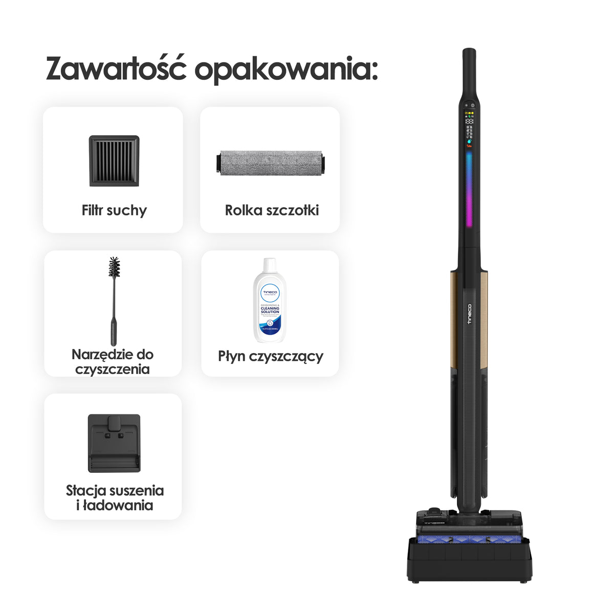 Tineco Floor ONE S7 Fold Elite Odkurzacze Myjące Wet&Dry