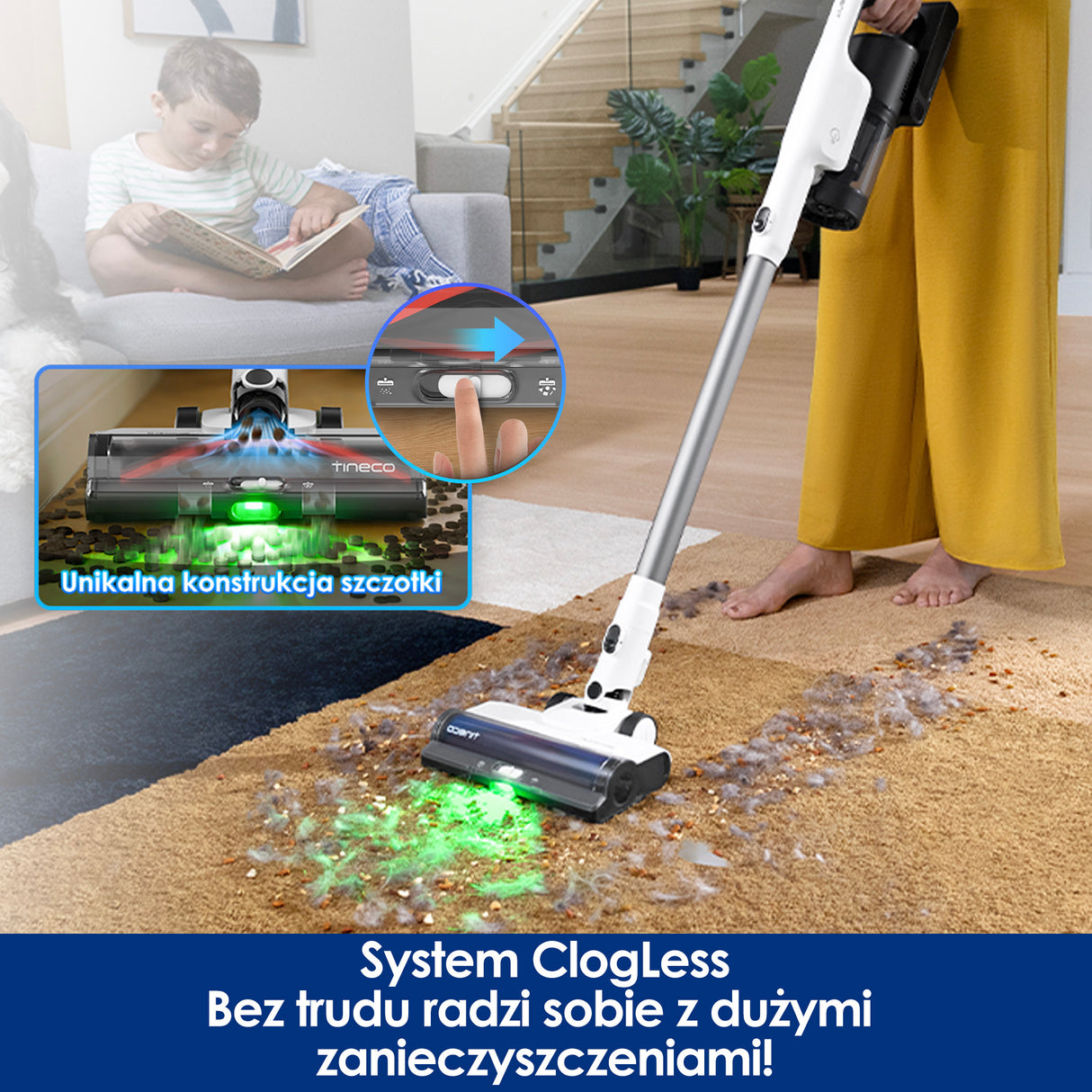 Tineco PURE ONE Station 5 Plus Bezprzewodowy Odkurzacze Pionowe