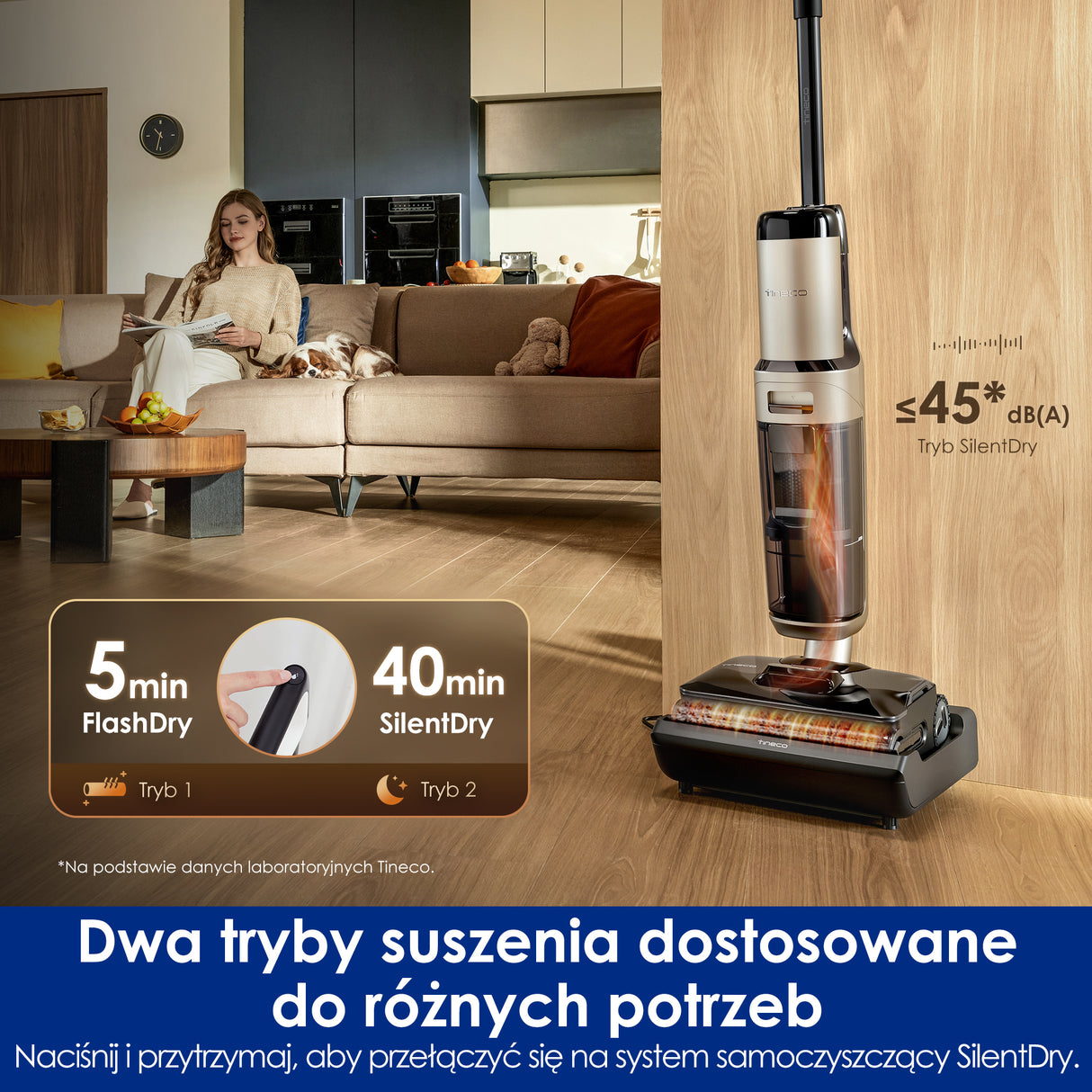 Tineco Floor One S5 Stretch Gold Odkurzacze Myjące Wet&Dry