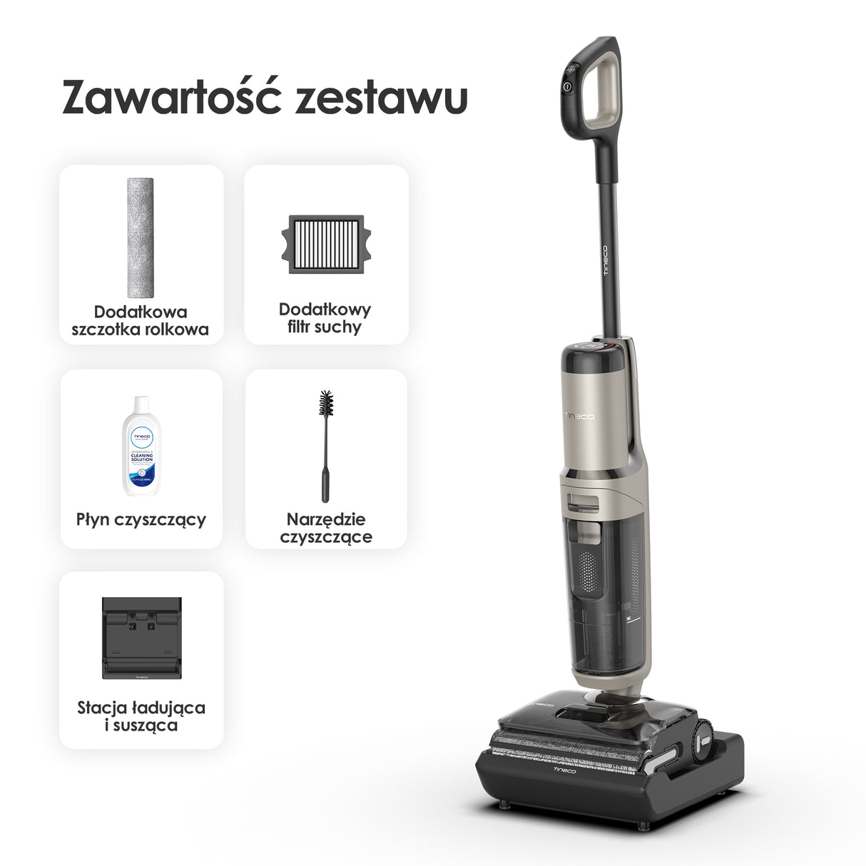 Tineco Floor One S5 Stretch Gold Odkurzacze Myjące Wet&Dry