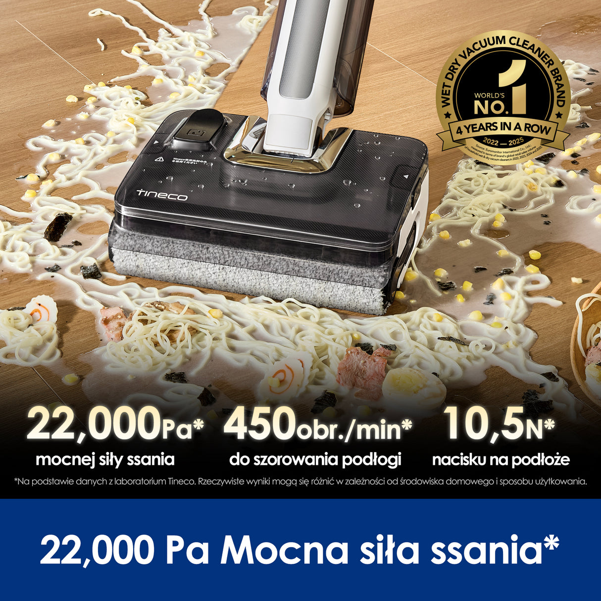 Tineco Floor ONE i7 Fold Premium Odkurzacze Myjące Wet&Dry
