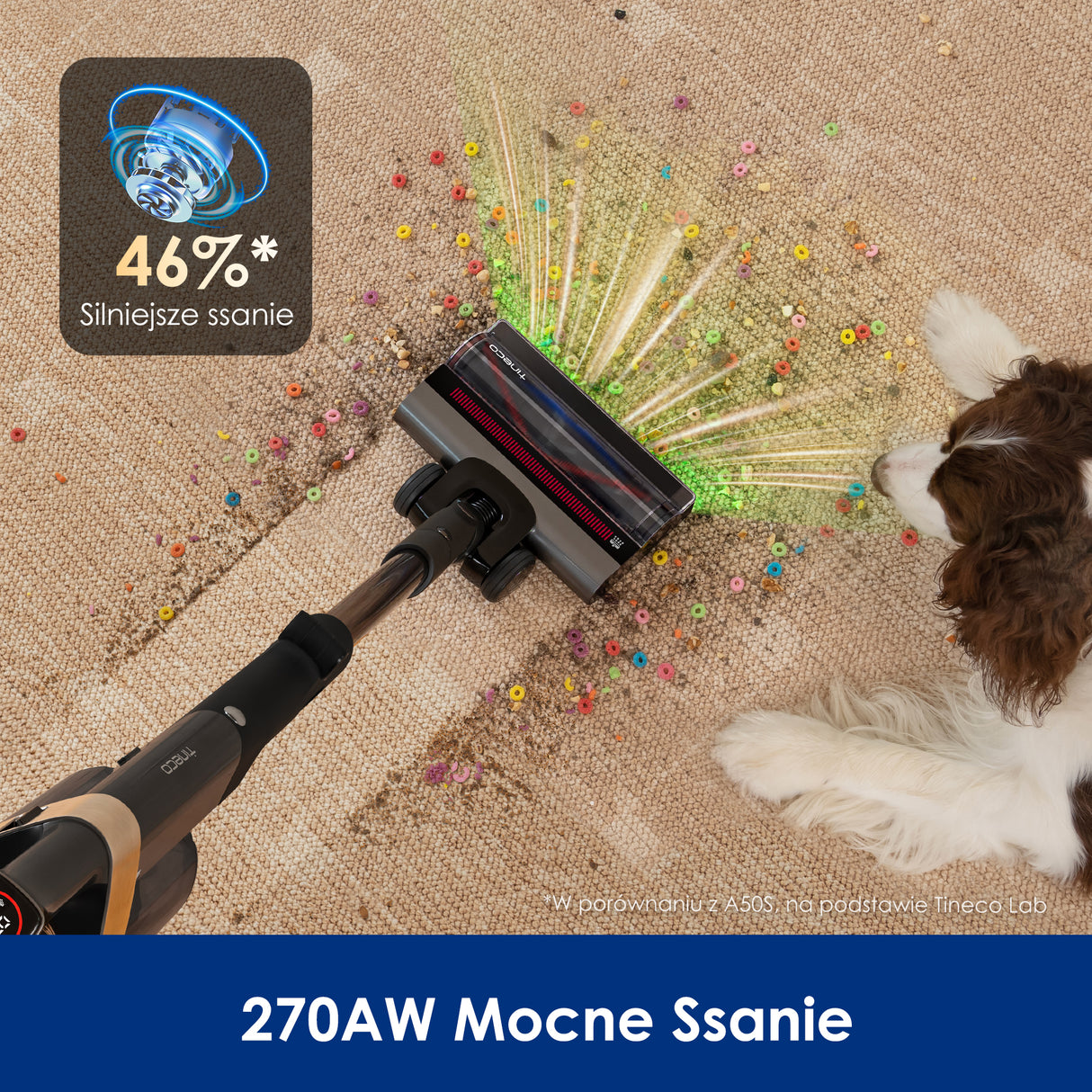 Tineco PURE ONE A90S Odkurzacze Bezprzewodowe Sztyftowy
