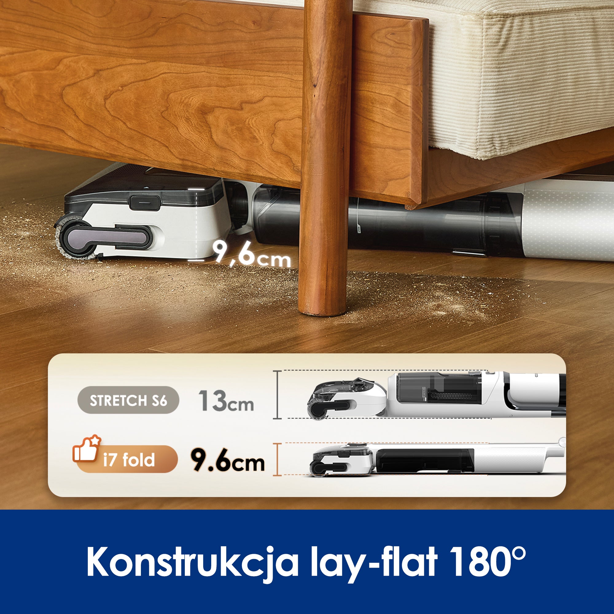 Tineco Floor ONE i7 Fold Premium Odkurzacze Myjące Wet&Dry