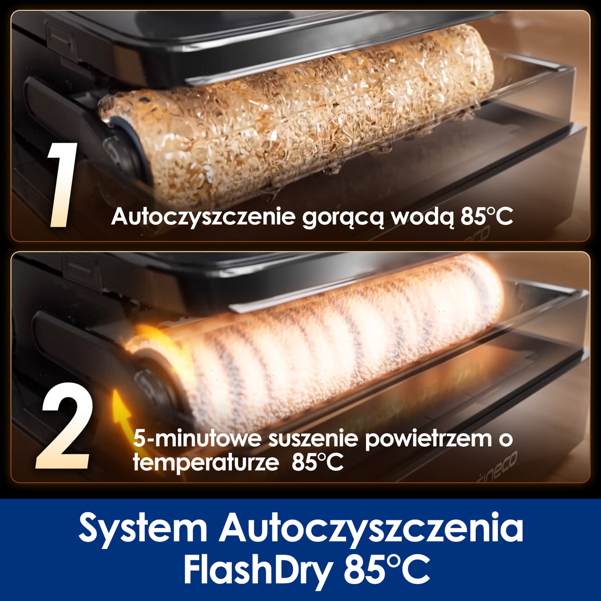 Tineco Floor ONE S7 Fold Elite Odkurzacze Myjące Wet&Dry