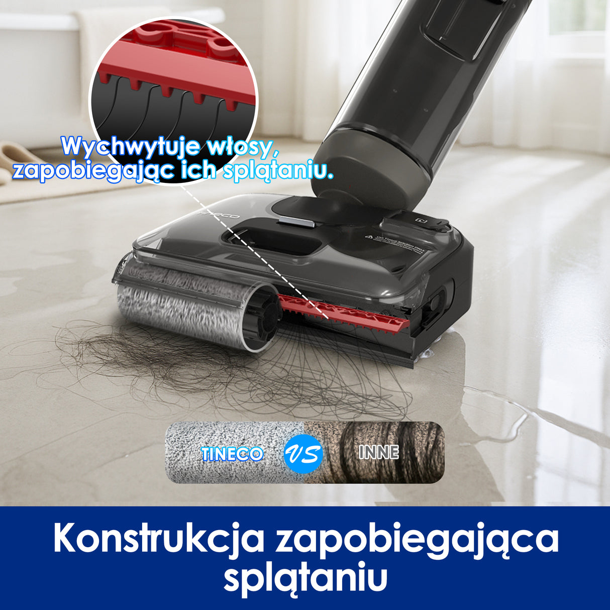 Tineco FLOOR ONE i6 Stretch Plus Odkurzacze Myjące Wet&Dry