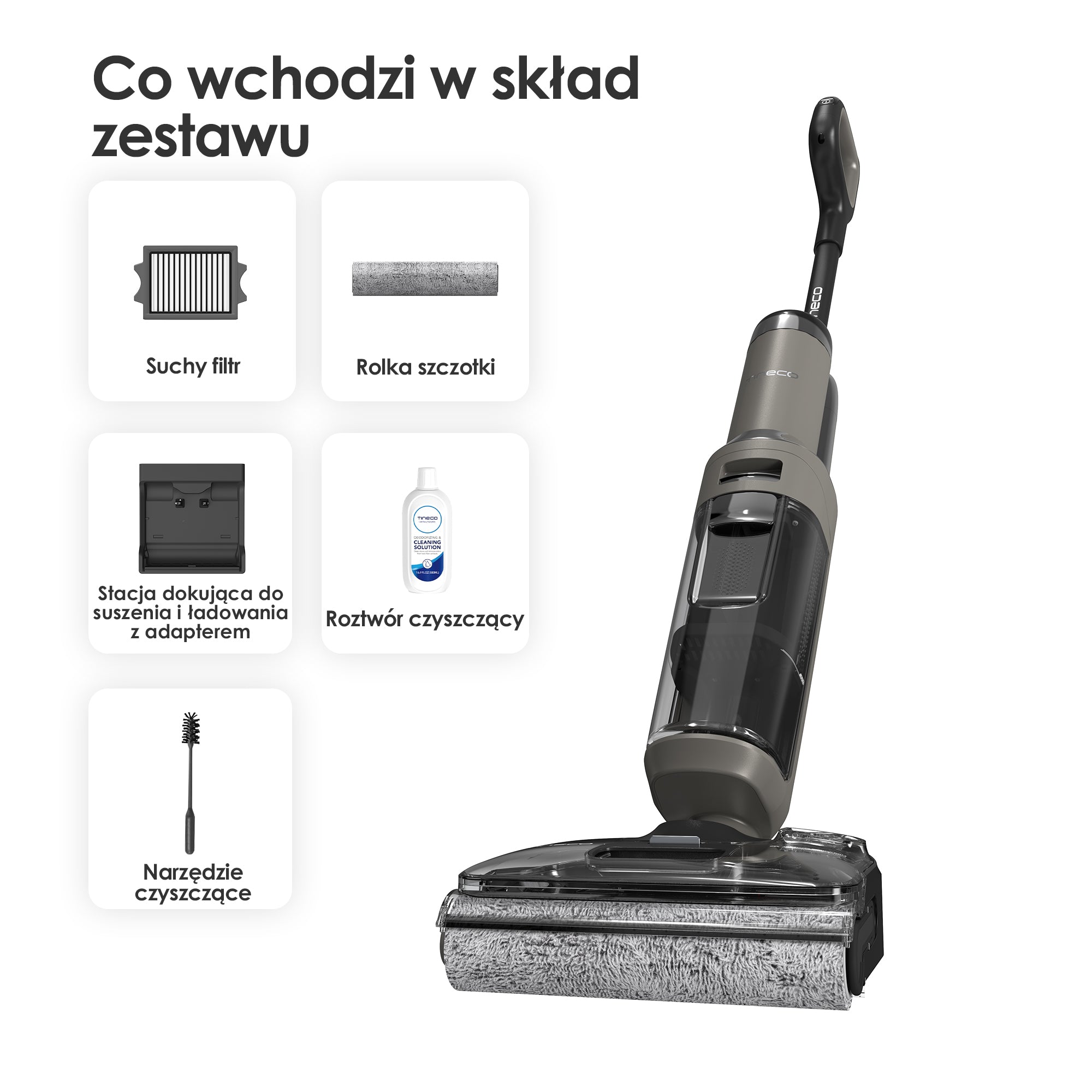 Tineco FLOOR ONE i6 Stretch Plus Odkurzacze Myjące Wet&Dry