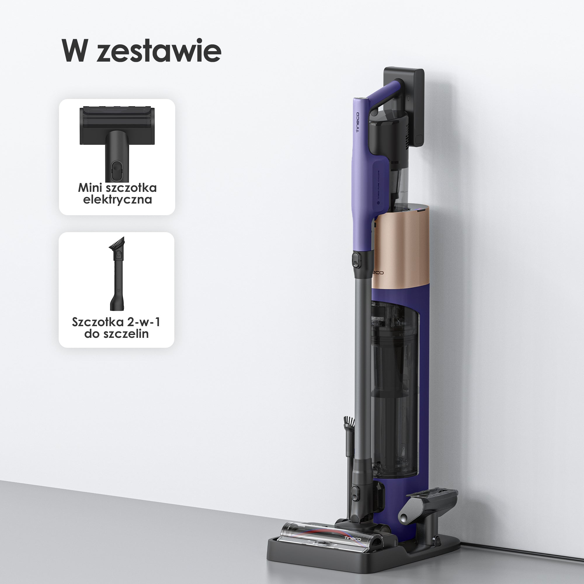 Tineco Pure One Station 5 Pro Bezprzewodowy Odkurzacze Pionowe