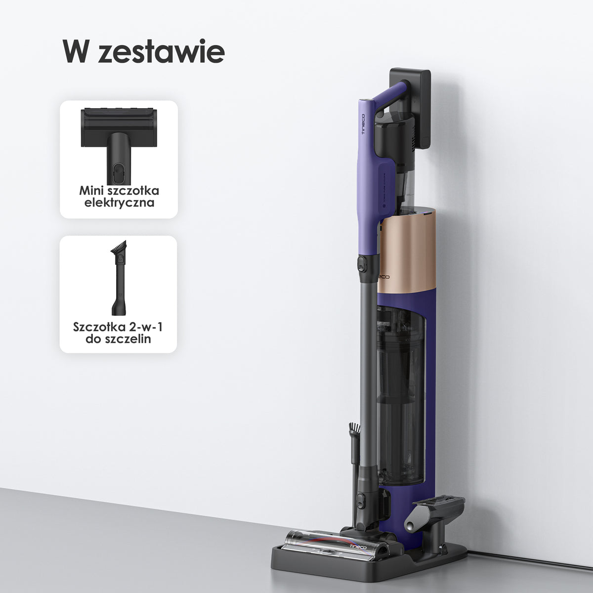 Tineco PURE ONE Station 5 Pro Bezprzewodowy Odkurzacze Pionowe