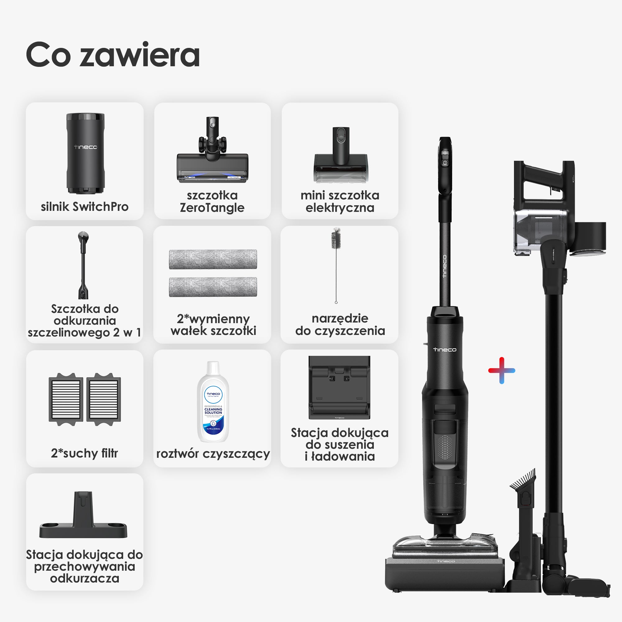 Tineco FLOOR ONE Switch S7 Stretch Premium Odkurzacze Myjące Wet&Dry