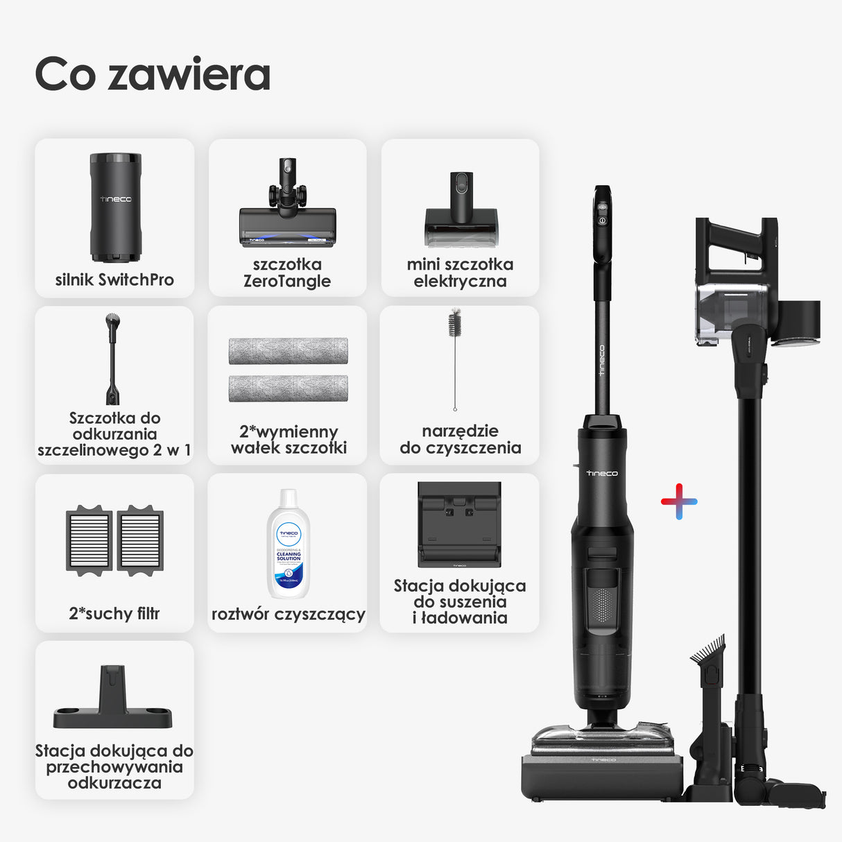 Tineco FLOOR ONE Switch S7 Stretch Premium Odkurzacze Myjące Wet&Dry