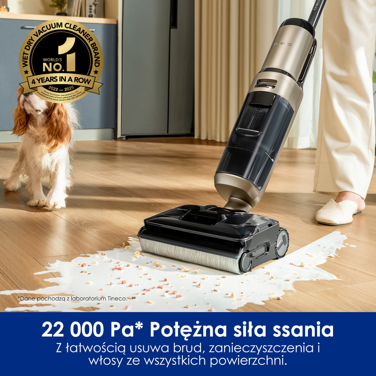 Tineco Floor One S5 Stretch Gold Odkurzacze Myjące Wet&Dry