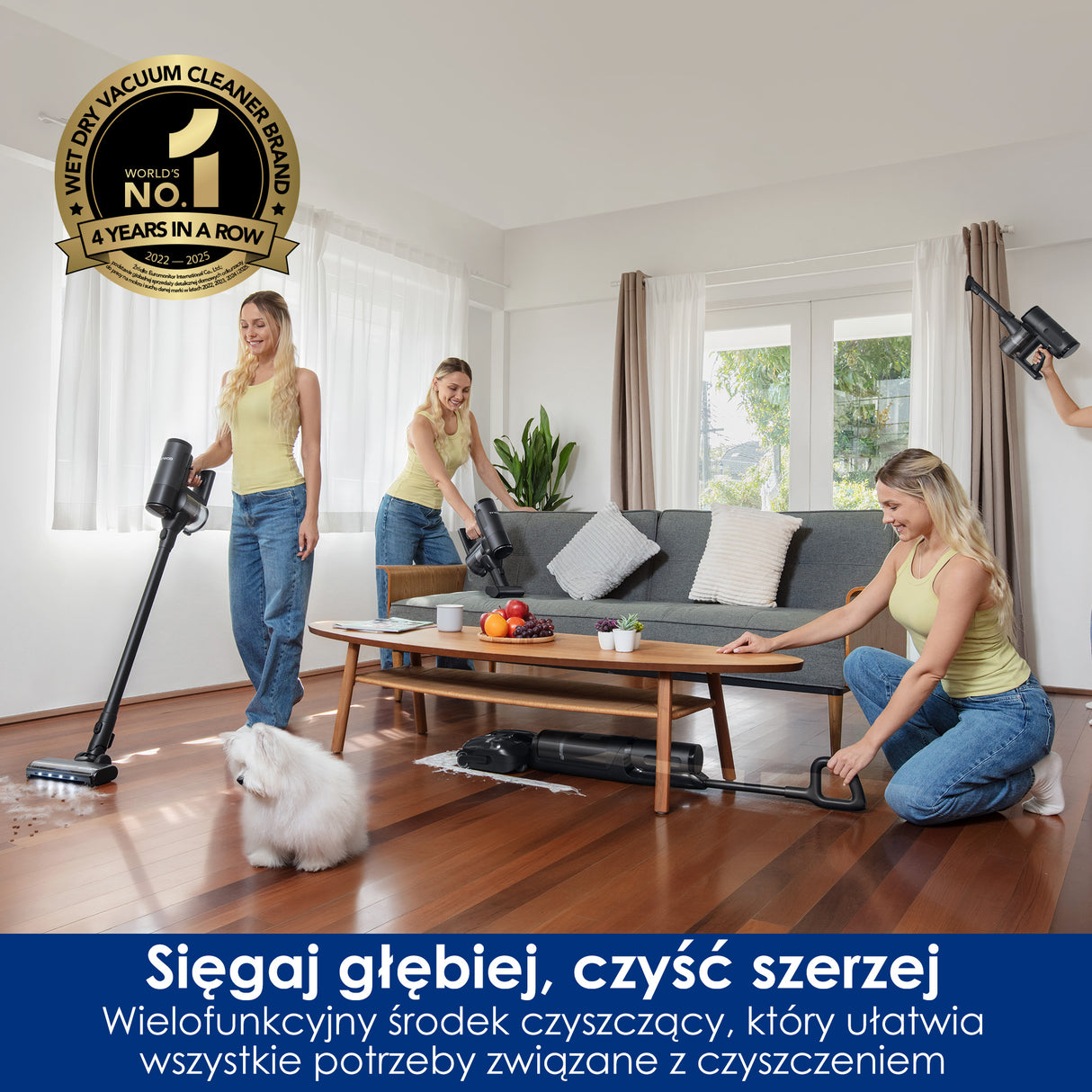Tineco FLOOR ONE Switch S7 Stretch Premium Odkurzacze Myjące Wet&Dry
