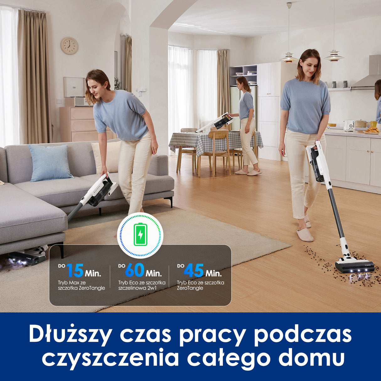 Tineco A30S Odkurzacze Bezprzewodowe Sztyftowy