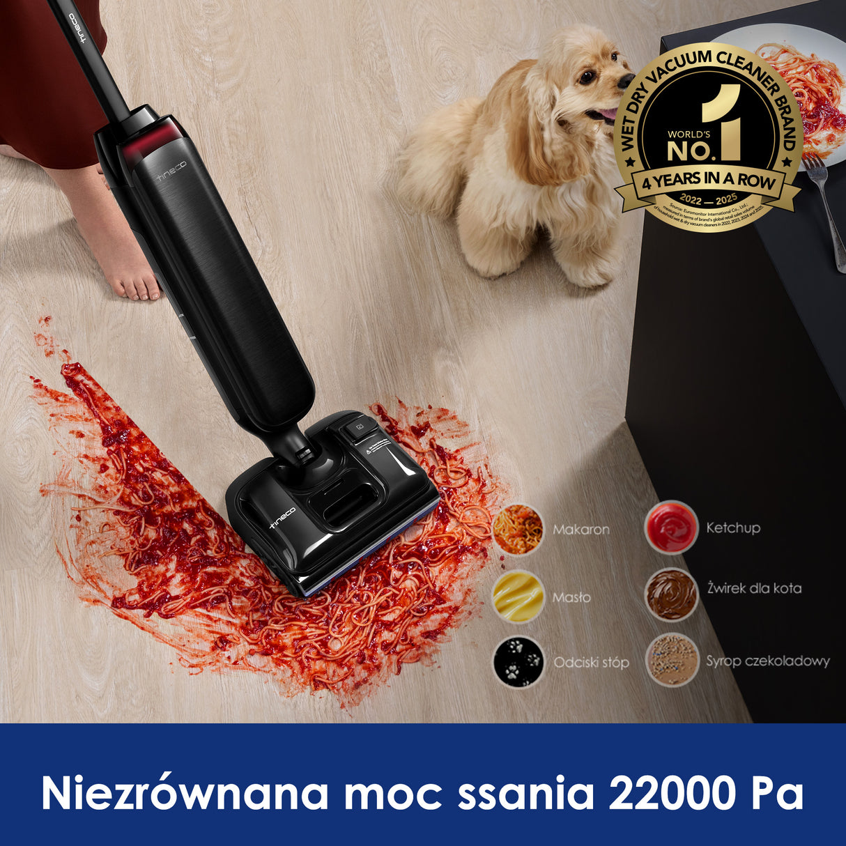 Tineco FLOOR ONE S7 Artist Premium Odkurzacze Myjące Wet&Dry