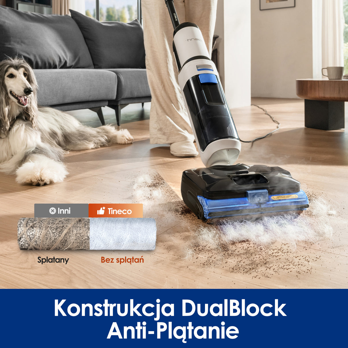 Tineco FLOOR ONE S6 Stretch Steam Plus Odkurzacze Myjące Wet&Dry