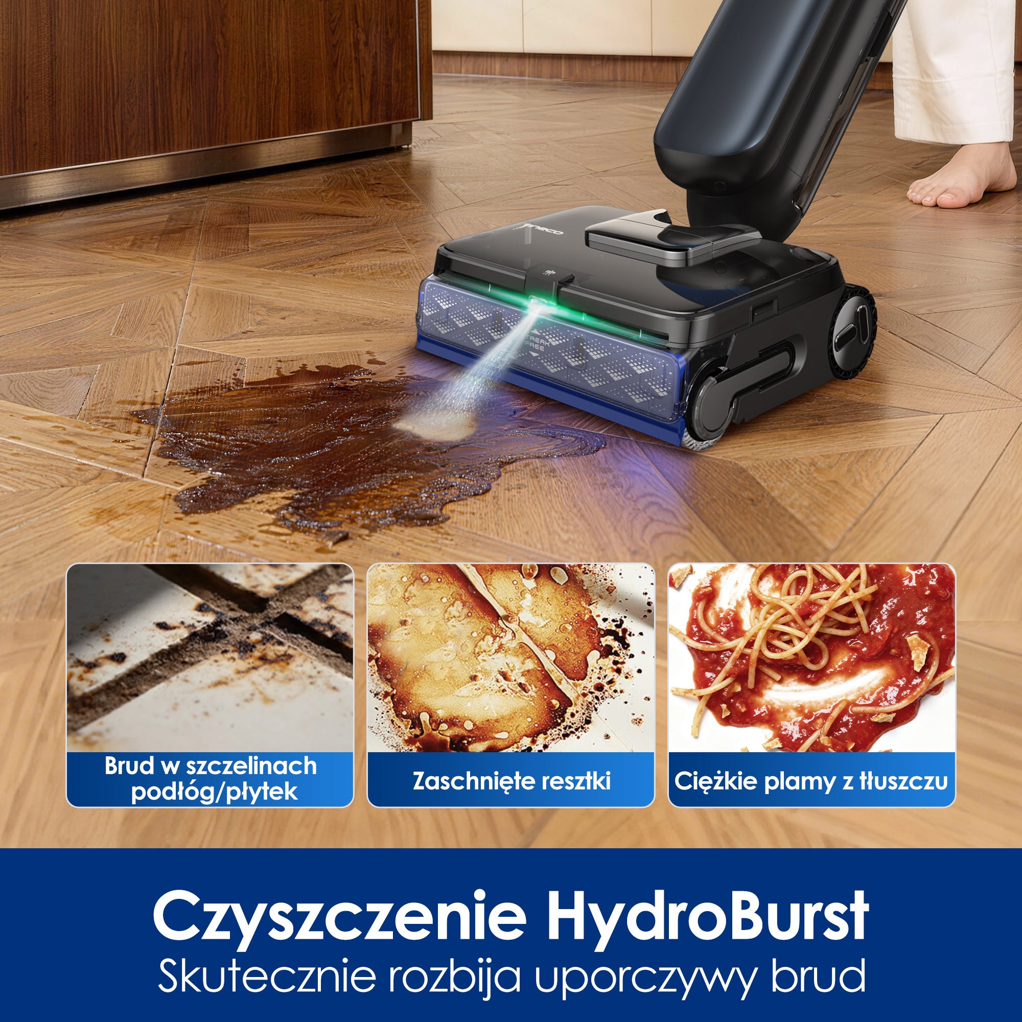 Tineco Floor One Station S9 Artist Odkurzacze Myjące Wet&Dry