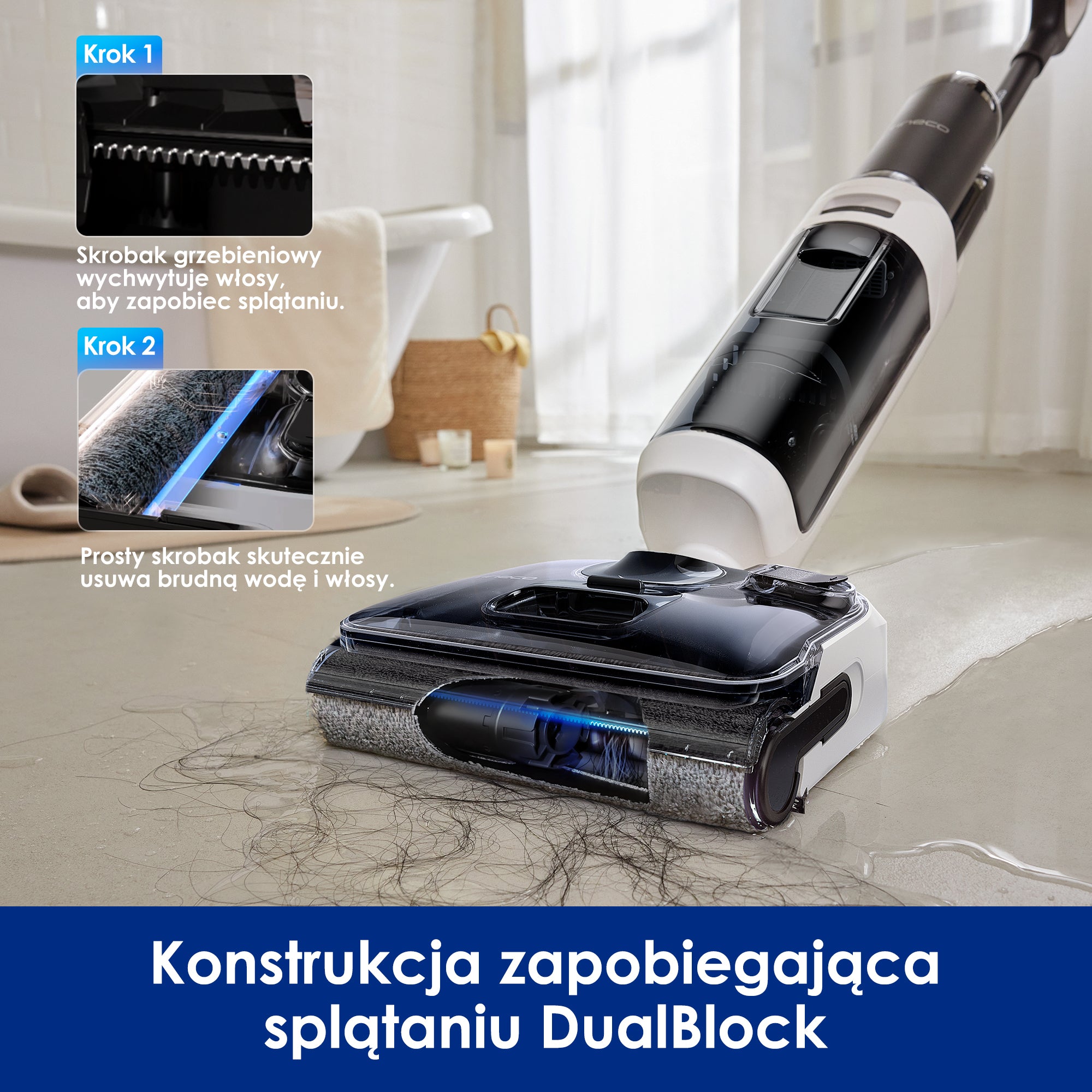 Tineco Floor One Switch S6 Stretch Plus Odkurzacze Myjące Wet&Dry