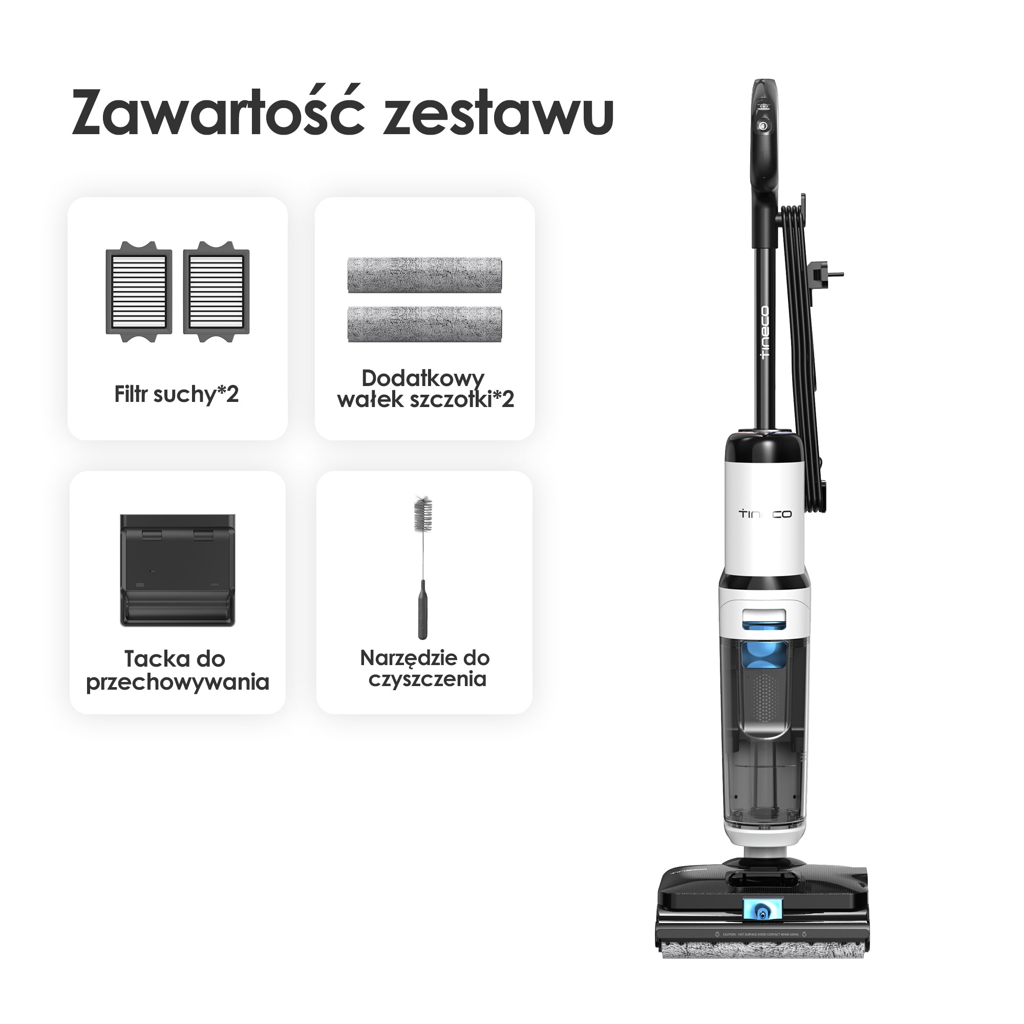 Tineco FLOOR ONE S6 Stretch Steam Plus Odkurzacze Myjące Wet&Dry