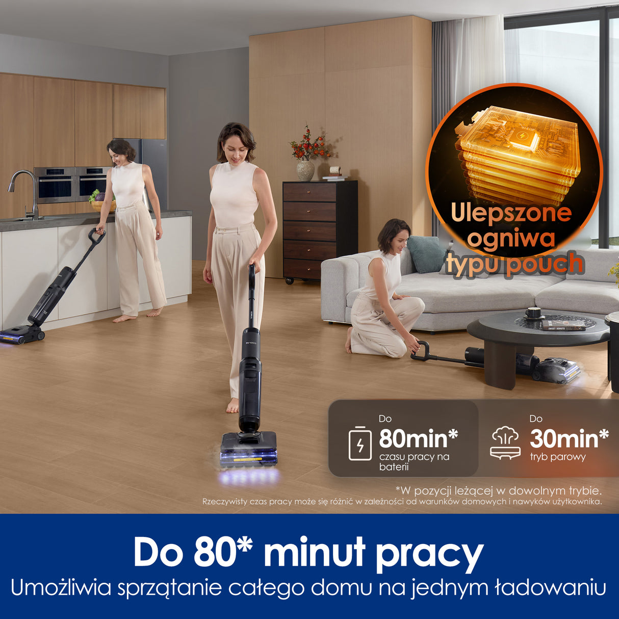 Tineco FLOOR ONE S7 Stretch Steam Plus Odkurzacze Myjące Wet&Dry