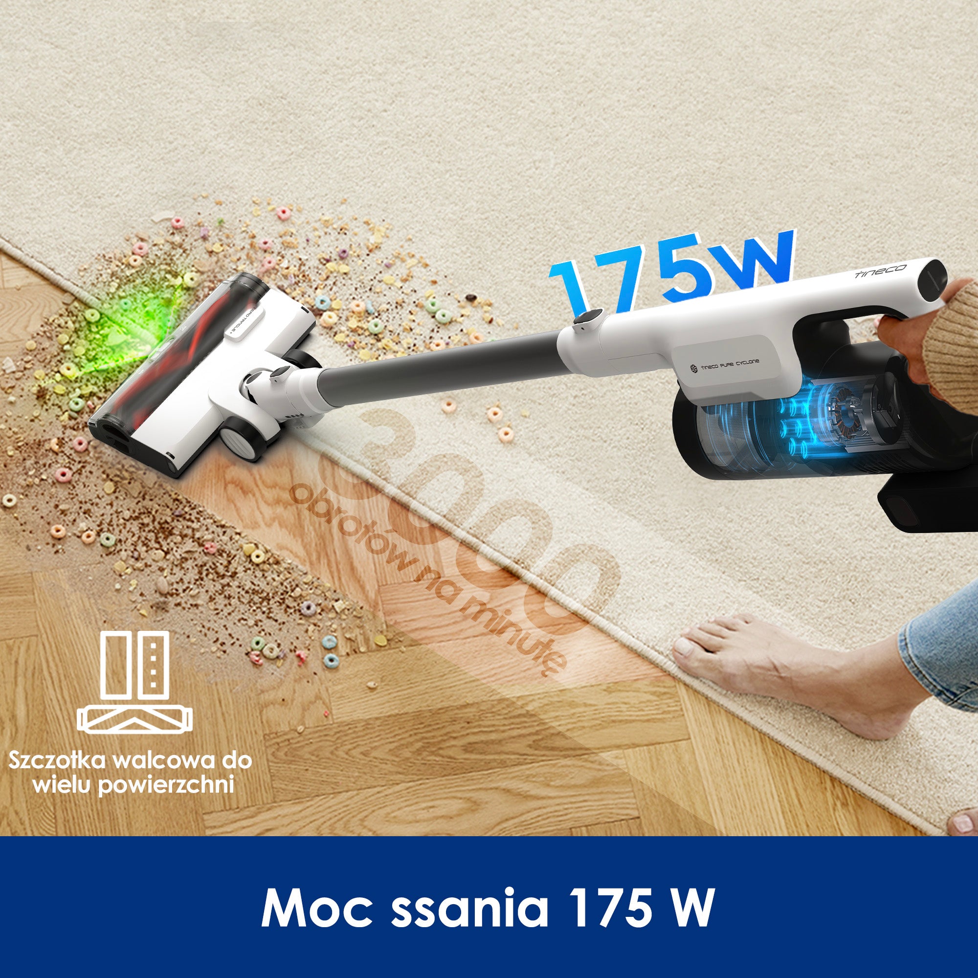 Tineco PURE ONE Station 5 Plus Bezprzewodowy Odkurzacze Pionowe