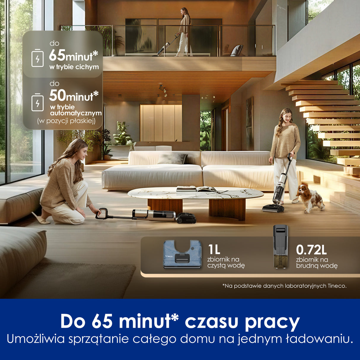 Tineco Floor One S5 Stretch Gold Odkurzacze Myjące Wet&Dry