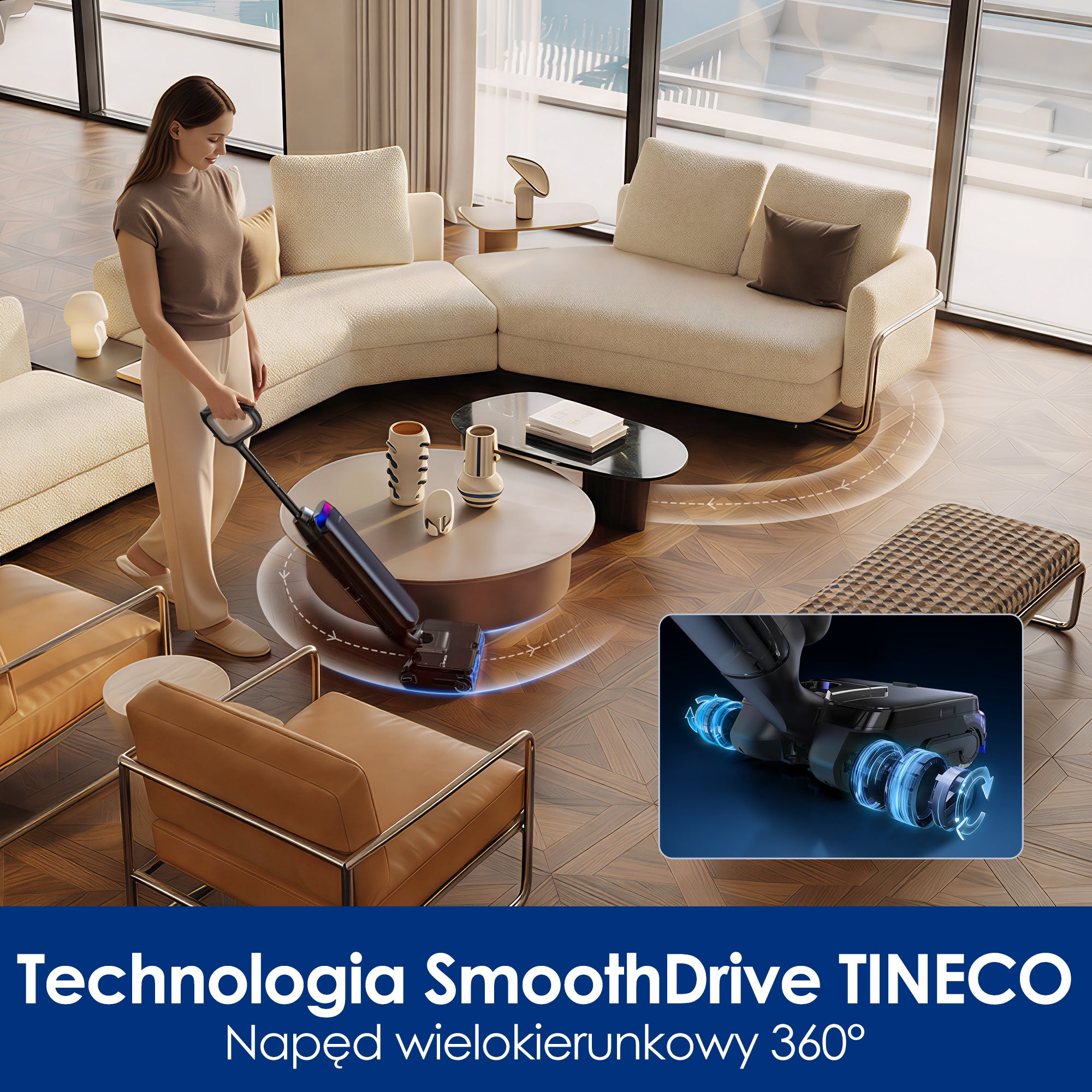 Tineco Floor One Station S9 Artist Odkurzacze Myjące Wet&Dry