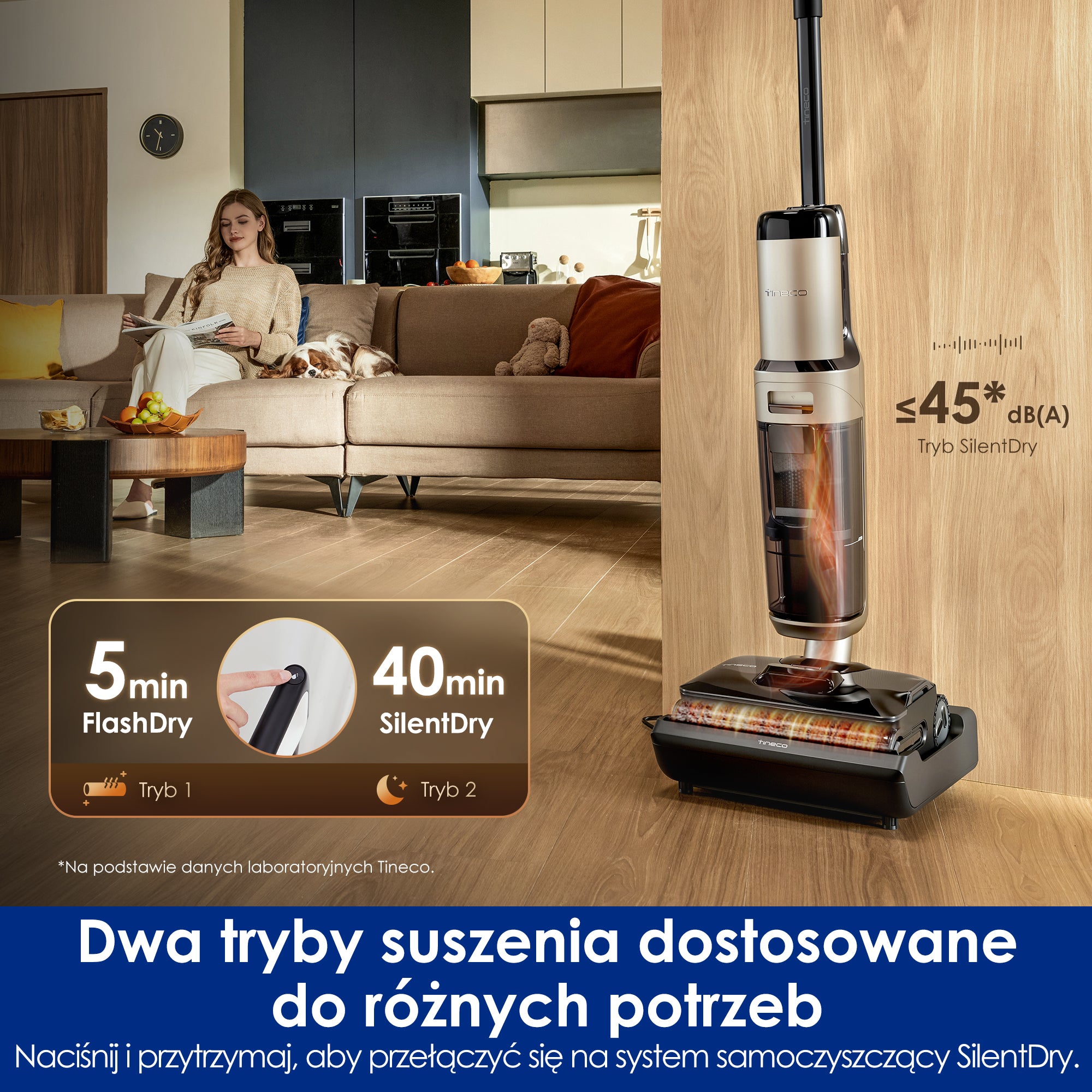 Tineco Floor One S5 Stretch Gold Odkurzacze Myjące Wet&Dry