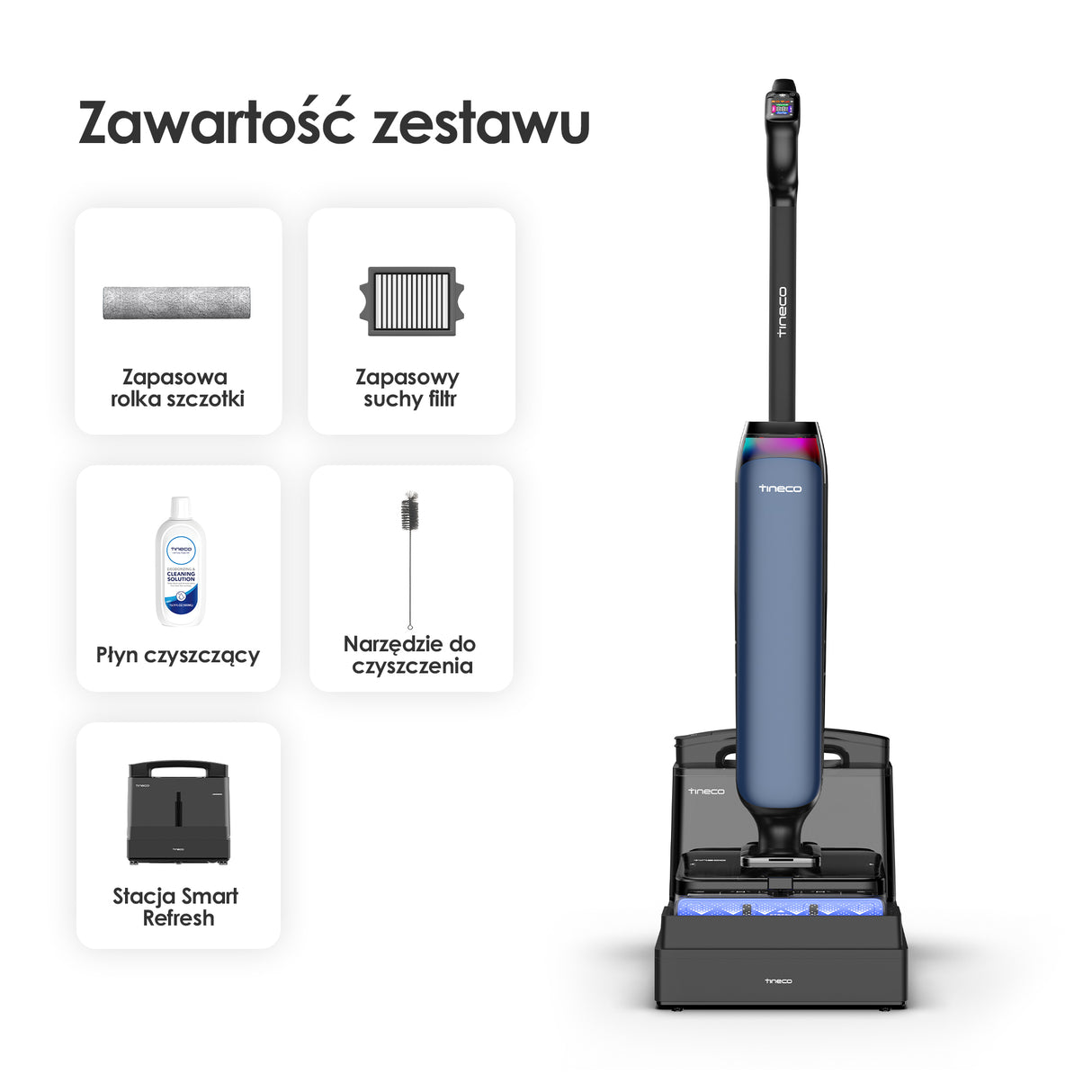 Tineco Floor One Station S9 Artist Odkurzacze Myjące Wet&Dry