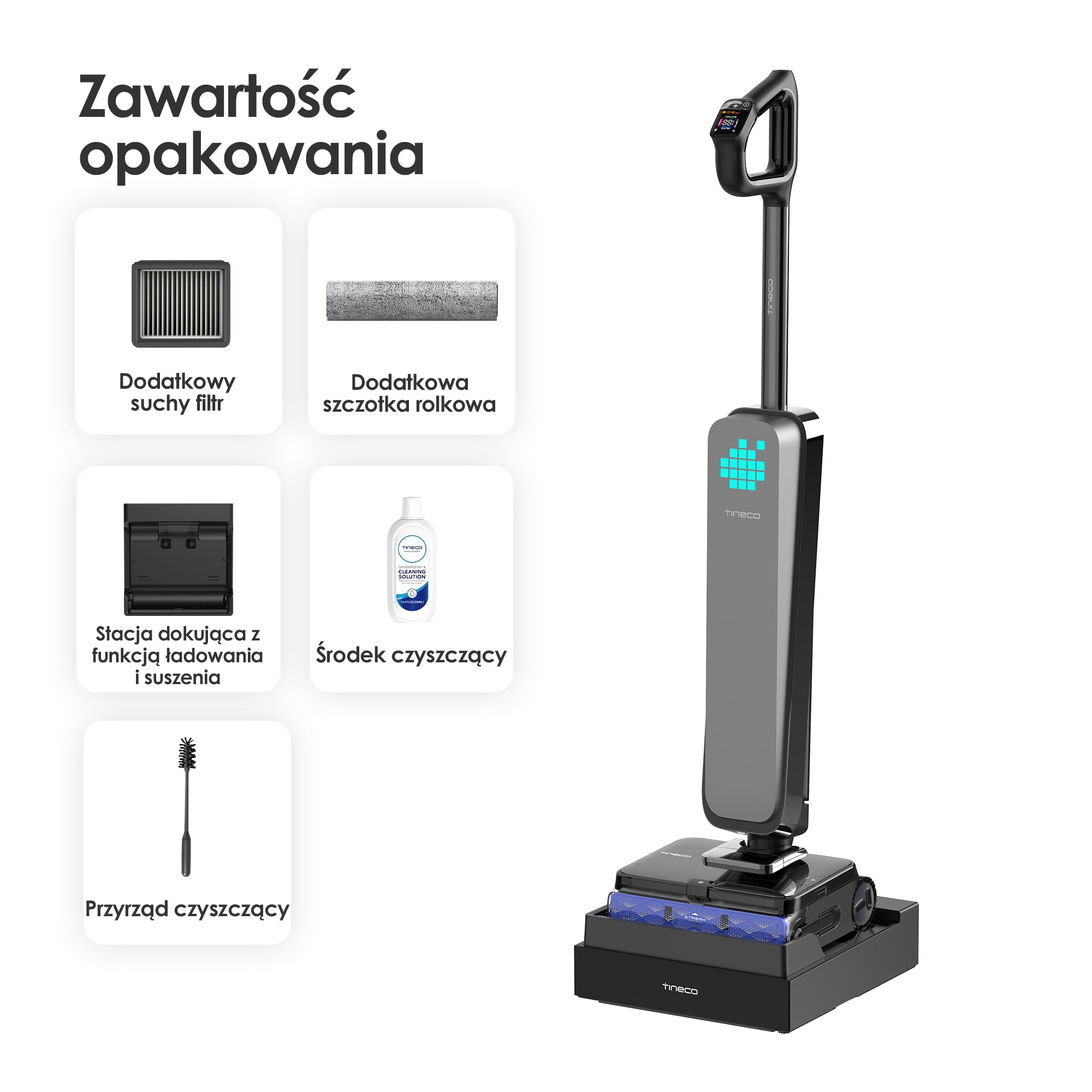 Tineco Floor One S9 Scientist Complete Odkurzacze Myjące Wet&Dry
