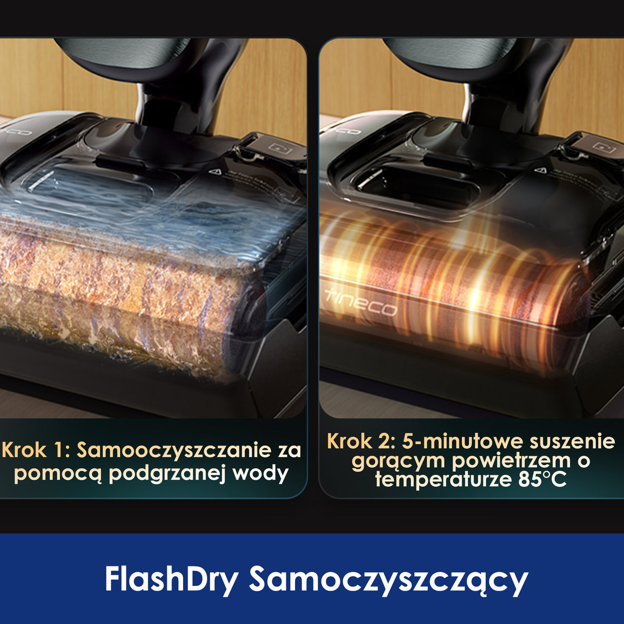 Tineco FLOOR ONE S7 Artist Premium Odkurzacze Myjące Wet&Dry